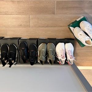 BUNDLE 6 pairs. 5 Adidas NMB & 1 pair Puma. All  slightly worn & in box. M6/W7.5